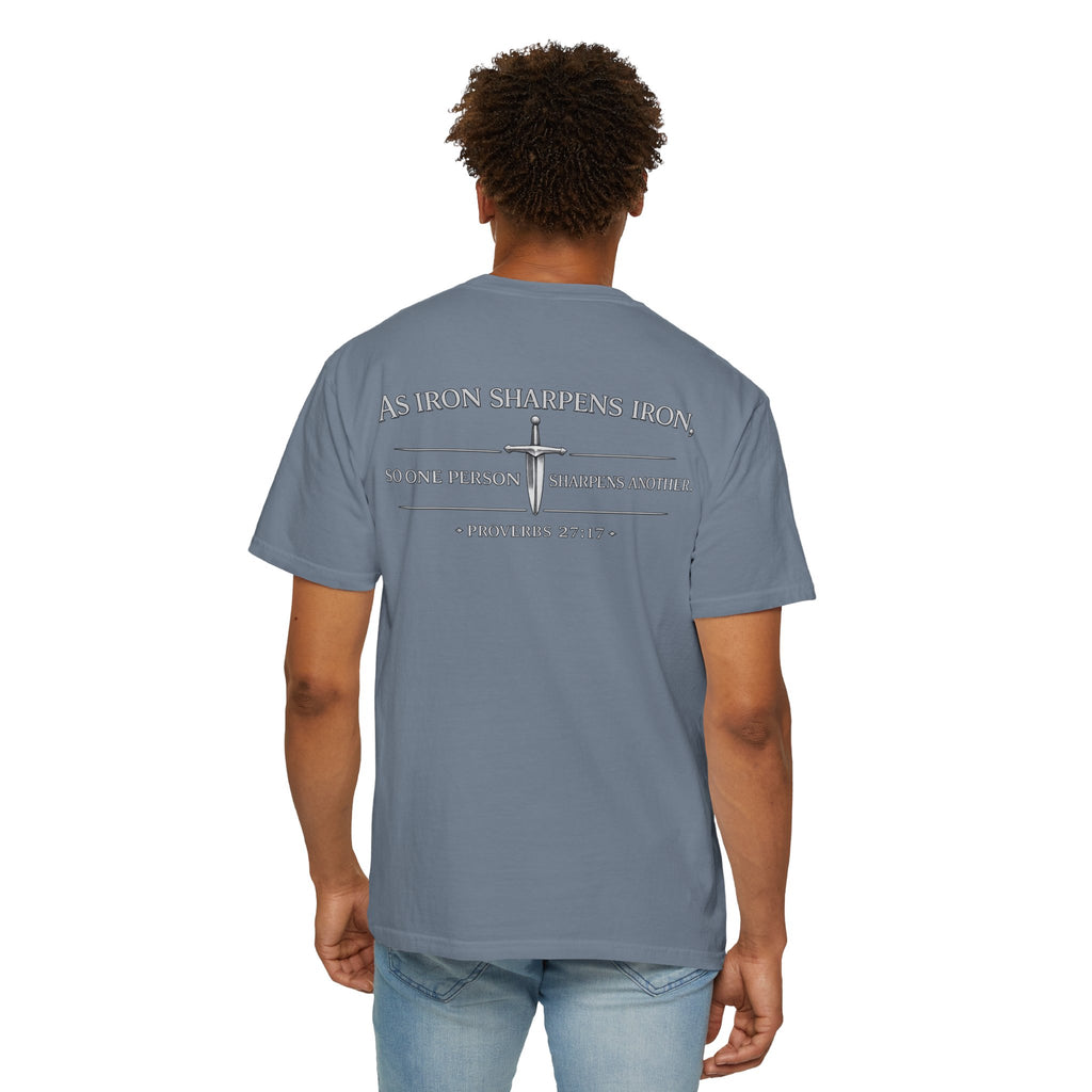 Proverbs 27:17 'As Iron Sharpens Iron' T-Shirt