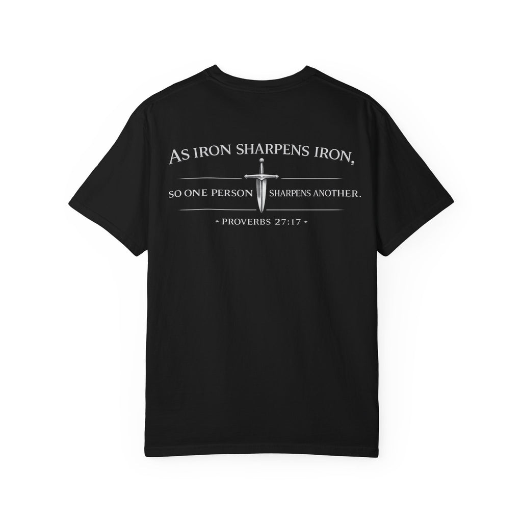 Proverbs 27:17 'As Iron Sharpens Iron' T-Shirt