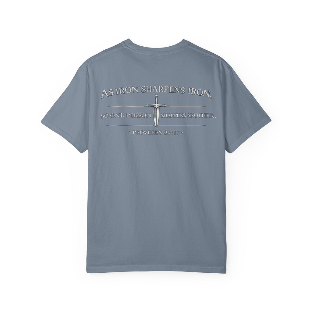 Proverbs 27:17 'As Iron Sharpens Iron' T-Shirt