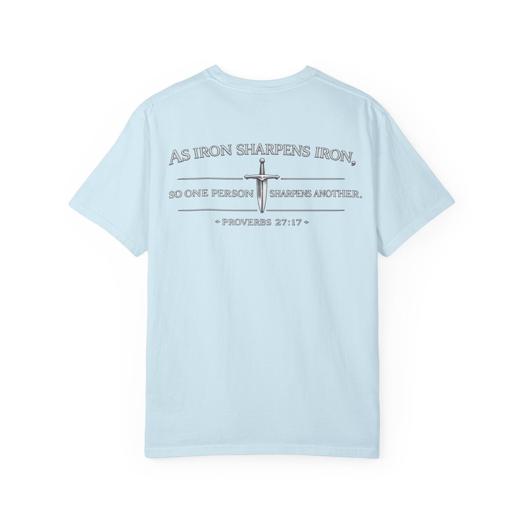 Proverbs 27:17 'As Iron Sharpens Iron' T-Shirt
